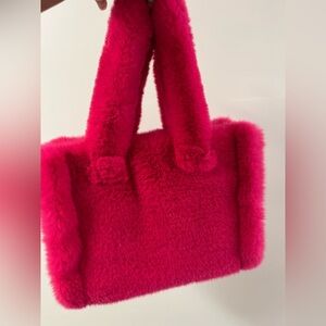Stand Studio faux fur bag